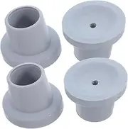 BESTYASH 4pcs Sooth Chair Bath Chair Foot Cover Bath Chair Parts Shower Chair Parts Leg Caps Shower Chair Feet Caps Replacement Nonslip Chair Leg Cover Bath Foot Cover Rubber