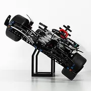 Brickify Display Stand Compatible with LEGO Technic Mercedes F1 W14 42171 – Premium Shelf Stand for Formula 1 Race Car Models – Angled Display Mount for Collectors – Car Model Not Included