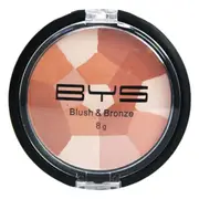 BYS Compact Blush/Bronze 8g Mosaic Cheek Define/Face Makeup Cosmetic Light Glow
