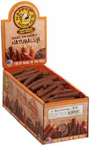 [HAP52300] HAPPY HOWIE'S Beef Sausage 4 Bulk 80ct,1 Pack of 1 Piece