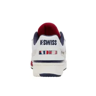 【K-SWISS】時尚運動鞋 Si-18 Rival-男-白/藍/紅(08531-110)