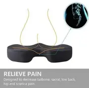Coccyx Cushion Seat Ergonomic Relieve Sciatica,Back Tailbone Pain Office Posture