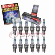 12 pc Denso Iridium Power Spark Plugs for 1974 Ferrari 365 GT4 BB 4.4L H12 cq (for: Ferrari)