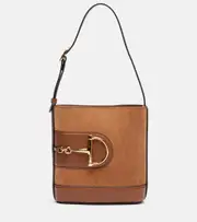 [Gucci] Gucci Gucci 73 Mini leather bucket bag One Size green