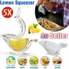 5Pcs Manual Lemon Squeezer Acrylic Clip Orange Fruit Hand Juicer Home Kitchen AU