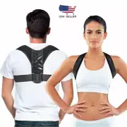 Posture Corrector Men Women Upper Back Pain Brace Clavicle Support Straightener