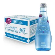Clearly Canadian Zero Sugar Forest Blackberry Sparkling Water Beverage, Zero ...