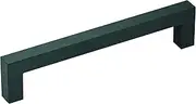 [Amerock] Cabinet Pull | Matte Black | 5-1/16 inch (128 mm) Center-to-Center | Monument | 1 Pack | Drawer Pull | Drawer Handle | Cabinet Hardware
