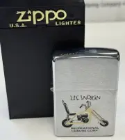 ZIPPO 2000 LIL INDIAN MINI BIKE RECREATIONAL LEAISURE LIGHTER UNFIRED N BOX D208