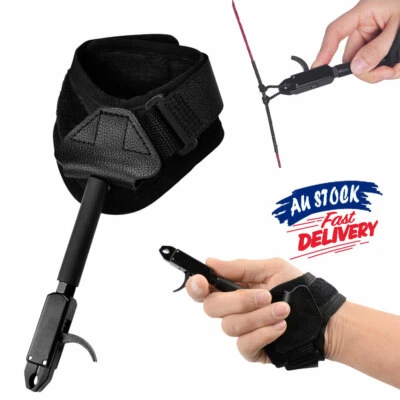 Caliper Compound Bow Archery Release Aid Bow Release with Adjustable Wrist Strap
