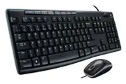 Logitech MK200 Media Keyboard and Mouse Combo 1000dpi USB 2.0 Full-size Keyboard Thin profile Instant access to applications