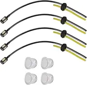Ｂｅｓｇａ 8X Fuels Lines Hoses with Primer Bulbs Replacement Fitting Fuels Hoses Petrol Filters Kit for Garden Machine Hedge Trimmer Mower