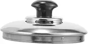 GREENADSCAPE Kettle Lid Accessories Gooseneck Toaster Electric Kettle Cups with Lids and Loose Tea Steeper Bin Tumbler Non Teapot Hob Jam Clear Saucepan Covers Retro Led Stainless Steel Silver