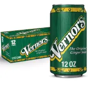 Vernors Ginger Ale, 12 Oz (12 Cans)