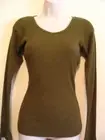 Satori Womens Long Sleved Eco Bamboo Shirt Top Large