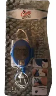 Fishing Line Knot Tying Tool Cuda 2.5”,Line Cutter ,Lanyard ,Carabiner , New