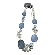 Paparazzi Blue Beaded Necklace