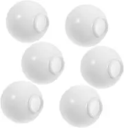 Anneome Led Bulb Lampshade Round Fog Cover Light Diffusion 6pcs Pack for Residential Commercial Lighting