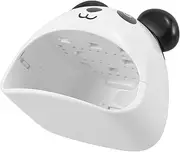 DECOMELODY Panda Manicure Grilling Lamp Dryer LED Gel Nail Lamp Para Mesa for Resin Curing Nail Tech Lamp Pen with Light French Nail Polish White Plastic