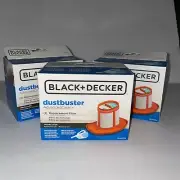 3x Replacement Filter HHVKF10, Black & Decker dustbuster AdvancedClean+
