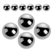 20 Pcs Stirring Steel Ball Mixing Balls for Manicure Paint Agitator