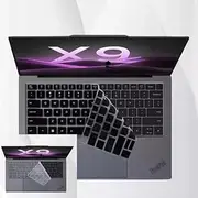Jarttarn 4-Pack Keyboard Protective Film Compatible with 15.3'' Lenovo ThinkPad X9-15 Aura Edition/ThinkPad X9-15 Gen 1 (2025) Silicone TPU Laptop Keyboard Cover Skin (2 TPU Clear+2 Black)