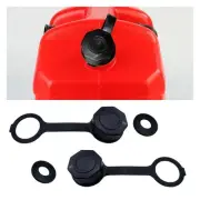 2 PCS Gas Can Caps, Rear Vent Screw Caps with Sealing O-Ring Gasket, Leakproo...