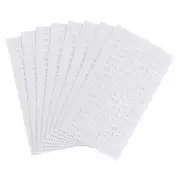 0.47 Inch Foam Dots Squares, 1600 Pcs 8 Sheets Round Shape 3D Foam Tapes Mount