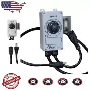 Durable 120 Volt Thermostat with 3-Prong Plug for Efficient Temperature Control