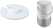 Portable Home Speaker Charging Cradle, Silver and Bose Portable Smart Speaker, Luxe Silver
