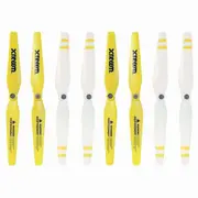 8pc Xtreem Sky Ranger Rotor Blades Front/Rear Propeller for Drone White/Yellow