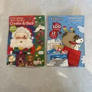 New Peanuts Snoopy Charlie Brown Christmas Coloring/Activity Santa Clause Benton