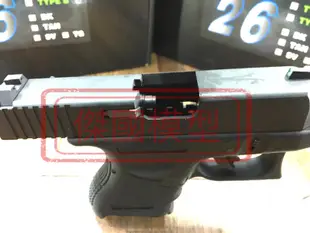 (傑國模型槍館)WE G26黑色 GLOCK 瓦斯槍 單/連發手槍 BB槍 6MM (瓦斯槍/BB槍/CO2槍)