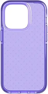 Tech21 Evo Check Case for iPhone 14 Pro, Wondrous Purple