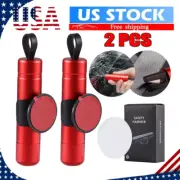 2Pcs Safe Hammer Car Window Glass Breaker Emergency Escape Tool Seatbelt Cutter