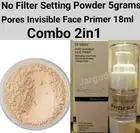 PHOERA Translucent Loose Setting Face Powder 5g Plus Primer 18ml Value Pack Comb