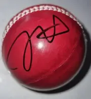JASON HOLDER SIGNED LEATHER Cricket ball COA WEST INDIES