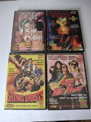 SATAN’S SADISTS (1969) Troma NEW DVD LOT / Spit on Corpse, Angel's Wild Women