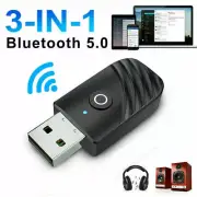 Wireless USB Bluetooth 5.0 Audio Transmitter Receiver Adapter New TV Car NEWS