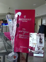 Waterford Crystal 12 Days of Christmas Flute: PARTRIDGE IN A PEAR TREE