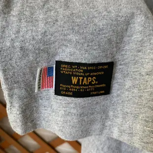 Wtaps 16ss Blank S/S-C Tee Cotton 灰 美國棉 金標 口袋TEE  XL