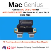 Genuine USB C port I/O jack for MacBook Air 13 A2179 A1932 A2337 M1 2018 -2020