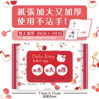 在飛比找蝦皮購物優惠-【Hello Kitty】 加大加厚超純水柔濕紙巾50抽(加