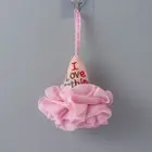 Ice Cream Loofah Sponge Bath Puff Soft Ball Body Exfoliate Wash Shower Spong _pw