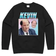Kevin Malone Homage Jumper Sweater Sweatshirt US Office TV Show Retro 90's Vintage Funny CrewneckHoodie sweatshirt