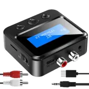 Bluetooth Transmitter Receiver for TV, RCA 3.5mm AUX, Headphones, Speakers
