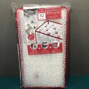 Simplify 112-Count Christmas Ornament Organizer Storage Tote - New