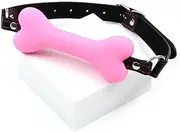 Sex Bondage 3 Colors Harness Mouth Adult Toys Dog Bone Ball Gag Open Mouth Gag Ball Bdsm Bondage Sex Toys for Couples on Bed Restraints Toys