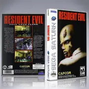 Sega Saturn Custom Case - NO GAME - Resident Evil