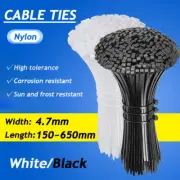 Nylon Cable Ties Extra Strong Zip Wraps Long Thick Heavy Duty Cable Tie AU
